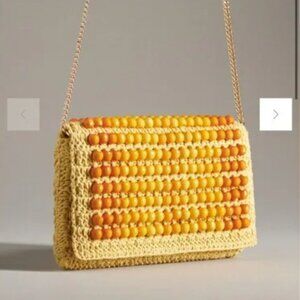 NWT Anthropologie Beaded Bag
